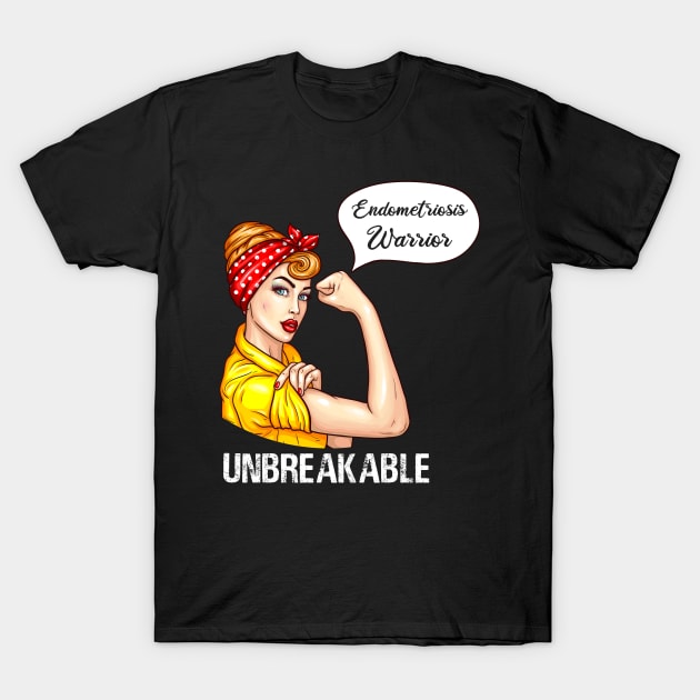 Endometriosis Warrior Unbreakable T-Shirt by fiar32